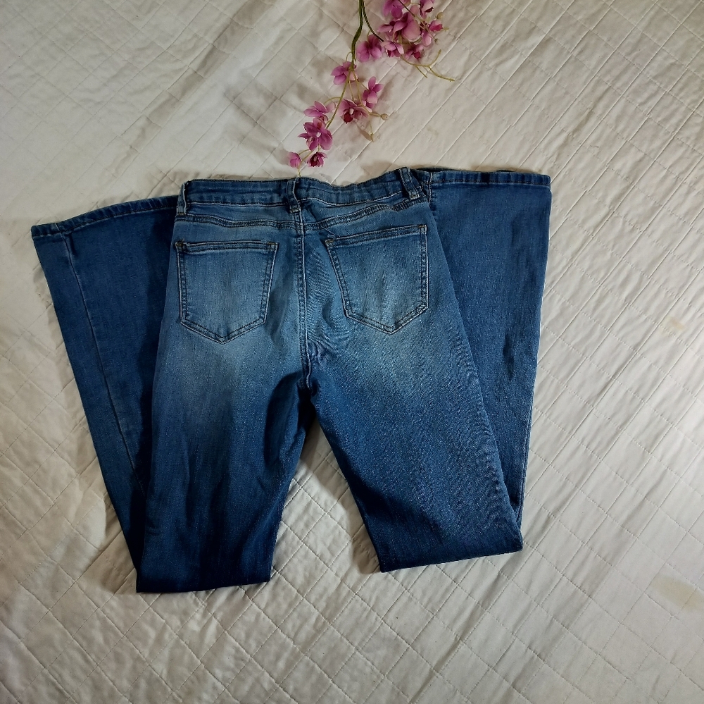 Rue21 Distressed Blue Boyfriend Jeans - Picture 3 of 5